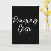 キリスト教 祈り 母の日 おばあちゃんへのプレゼント 祈る カード (黄色い花)