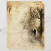 キリスト教 聖書 祈り 日記 ヴィンテージ パーチメント (正面/裏面)