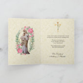 キリスト教 聖母マリア 哀悼 お礼 サンキューカード (内部)