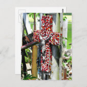 キリスト教 赤十字祝福 イエス ポストカード (正面/裏面)