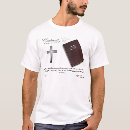 キリスト教-道のワイシャツ Tシャツ (正面)