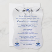 キリスト教 65周年結婚記念日 招待状 招待状 (裏面)