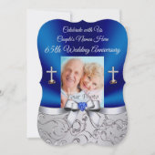 キリスト教 65周年結婚記念日 招待状 招待状 (正面)