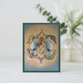 キリスト昇天祈りの言葉カード ポストカード (スタンド正面)