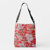 キリスト書道の名前 |赤 | クロスボディバッグ (裏面)