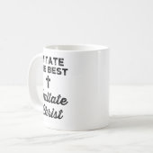 キリスト最高のを見習いなさい コーヒーマグカップ (正面左)