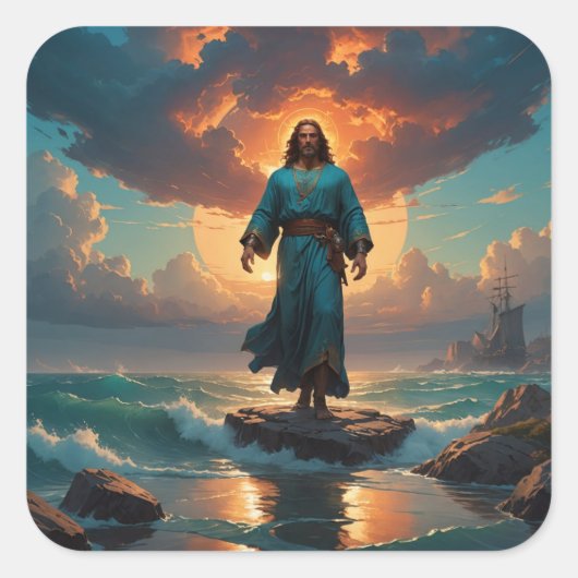 キリスト来は スクエアシール (正面)