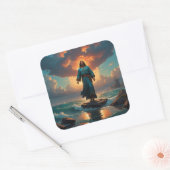 キリスト来は スクエアシール (封筒)