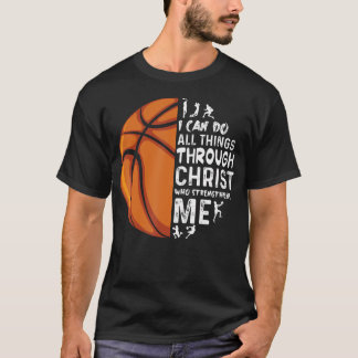 キリスト様に強められるので、私は全ての事が出来ます Tシャツ