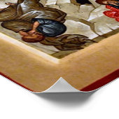 キリスト正教会の変容キリスト教プリント ポスター (角)