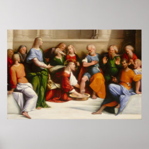 キリスト洗浄足 – ガロファロファインアートポスター ポスター