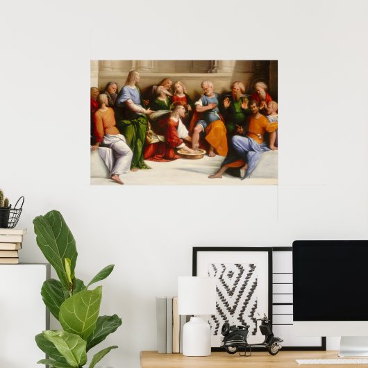 キリスト洗浄足 – ガロファロファインアートポスター ポスター (ホームオフィス)