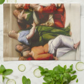 キリスト洗浄足 – ガロファロファインアート キッチンタオル (折り畳み)