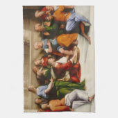 キリスト洗浄足 – ガロファロファインアート キッチンタオル (縦)