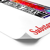 キリスト物質乱用認識度ポスター ポスター (角)