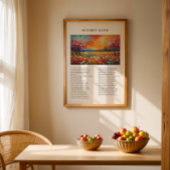 キリスト独りヴィンテージミニマル賛美歌の壁画 ポスター