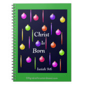 キリスト生まれは ノートブック (正面)