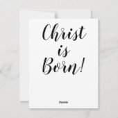 キリスト生まれは!三賢人挨拶状 シーズンカード (裏面)