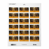 キリスト生誕の場面 ラベル (フルシート)