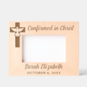 キリスト確認名前をカスタムする日で確認 レーザー彫刻フレーム (正面)