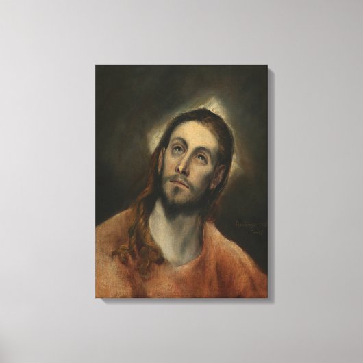 キリスト祈りの言葉, 1585-87 (キャンバス上油) キャンバスプリント (正面)