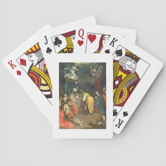 『キリスト紀略』1590年(油画) トランプ (裏面)