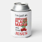 キリスト素晴らし教植物ママはイエスを愛する 缶クーラー (缶裏面)