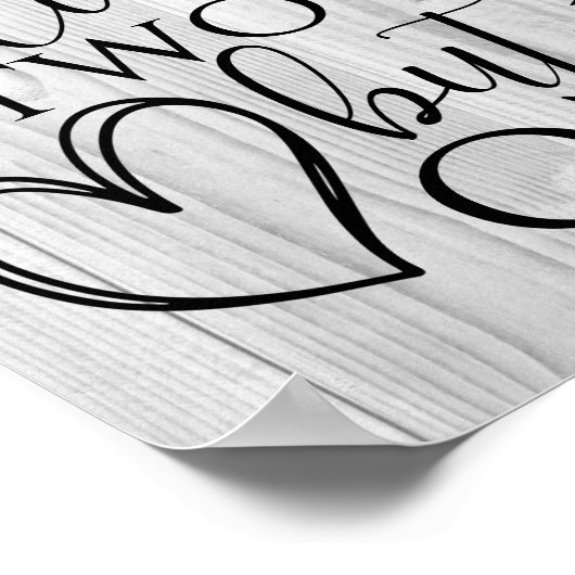 キリスト結婚教徒の聖なる書物、 経典引用文フェイク木材ギフト ポスター (角)