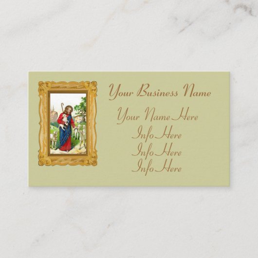 キリスト羊飼い 名刺 (正面)
