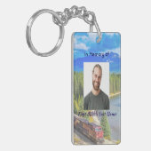 キリスト記念列車 鉄道 トラム レールウェイ キーホルダー (正面左)