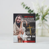 キリスト誇りを持った教徒になる ポストカード (スタンド正面)