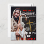 キリスト誇りを持った教徒になる ポストカード (正面/裏面)