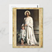 キリスト賛美は小さな子どもだ ポストカード (正面/裏面)