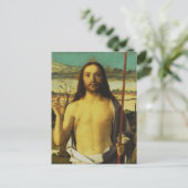 キリスト賛美ズバイジョバンニ・ベリーニ ポストカード (スタンド正面)