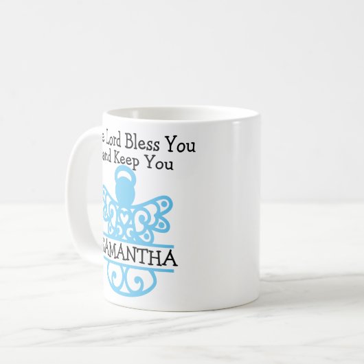 キリスト賛美教の天使の主よ賛美保よよC コーヒーマグカップ (正面左)