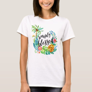 キリスト賛美教宗教熱帯緑地 Tシャツ