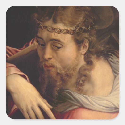 キリスト運の十字架1540年～45年(油パネル) スクエアシール (正面)