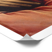 キリスト運の十字架1540年～45年(油パネル) ポスター (角)