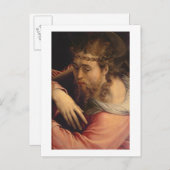 キリスト運の十字架1540年～45年(油パネル) ポストカード (正面/裏面)