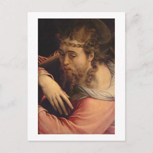 キリスト運の十字架1540年～45年(油パネル) ポストカード (正面)