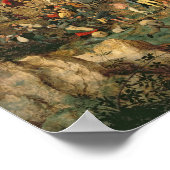 キリスト運の十字架1564年 ポスター (角)