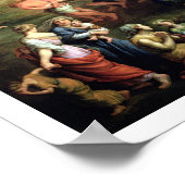 キリスト運の十字架1684年(キャンバス上の油) ポスター (角)