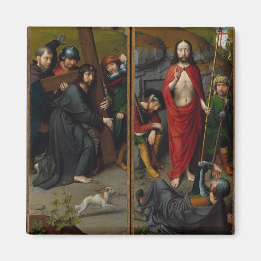 キリスト運の十字架 マグネット (正面)