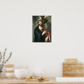 キリスト運の十字架(Light 2)ポスター ポスター (キッチン)