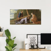 キリスト運の十字架C.1651 ポスター (ホームオフィス)