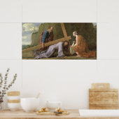 キリスト運の十字架C.1651 ポスター (キッチン)