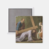 キリスト運の十字架C.1651 マグネット (正面/裏面)