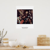 キリスト運は十字架だ。ヒエロニムス・ボッシュ ポスター (キッチン)