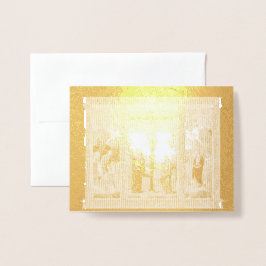 キリスト金箔のルネッサンス受章 箔カード