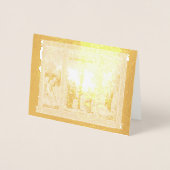 キリスト金箔のルネッサンス受章 箔カード (正面)